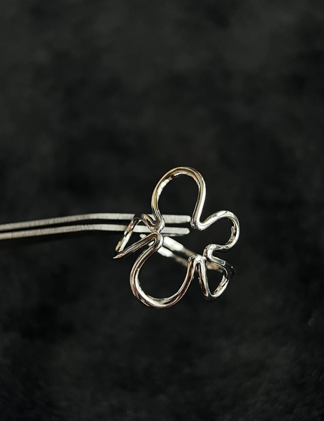 The Silhouette Bloom Ring