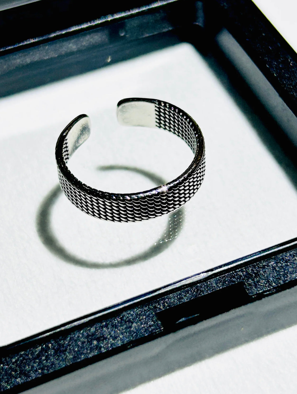 Dragon Scale Adjustable Band Ring