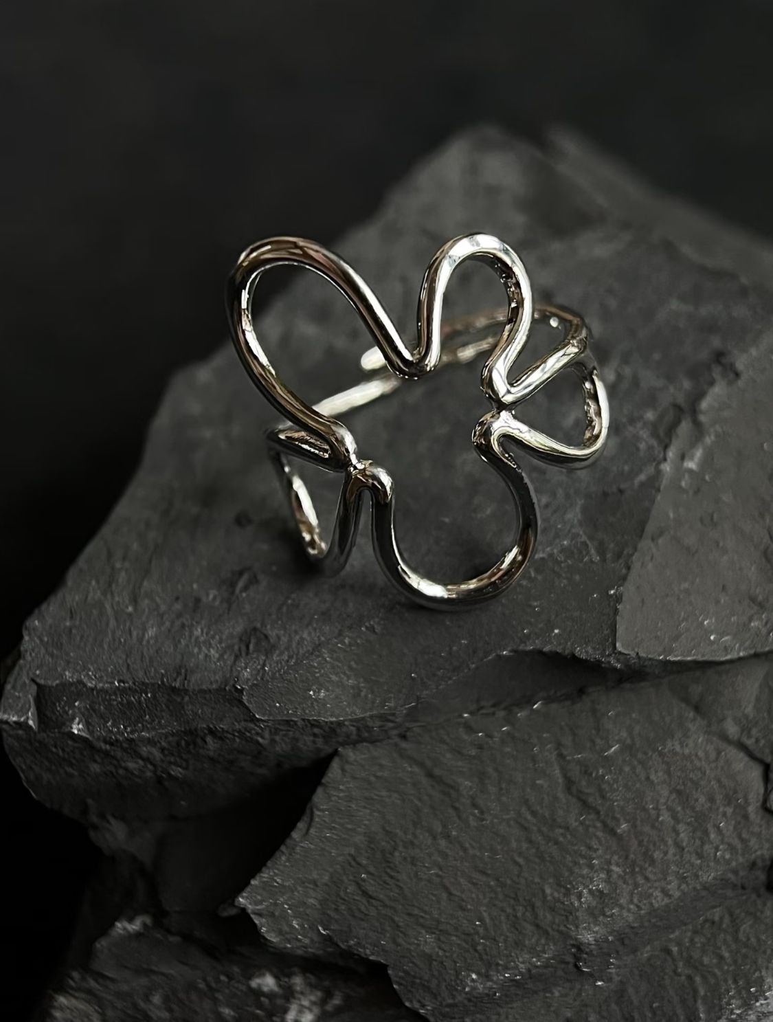 The Silhouette Bloom Ring