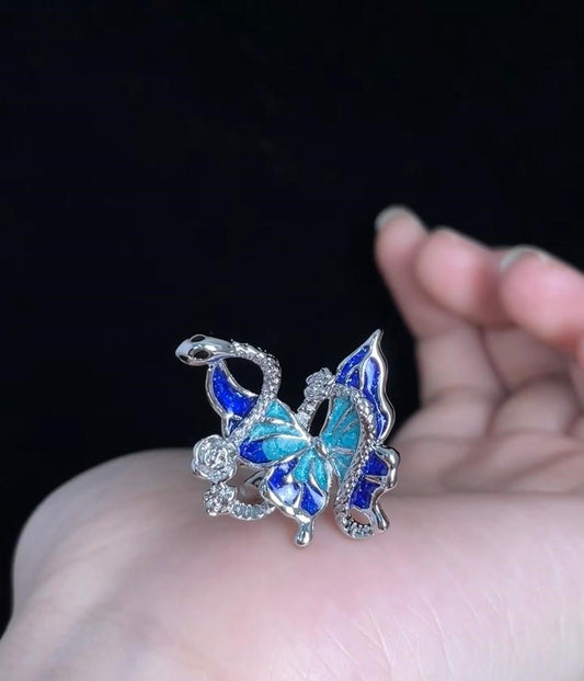 Enchanted Serpentine Butterfly Ring