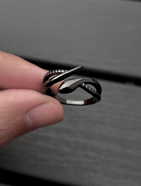 Coiled Serpent Wrap Ring