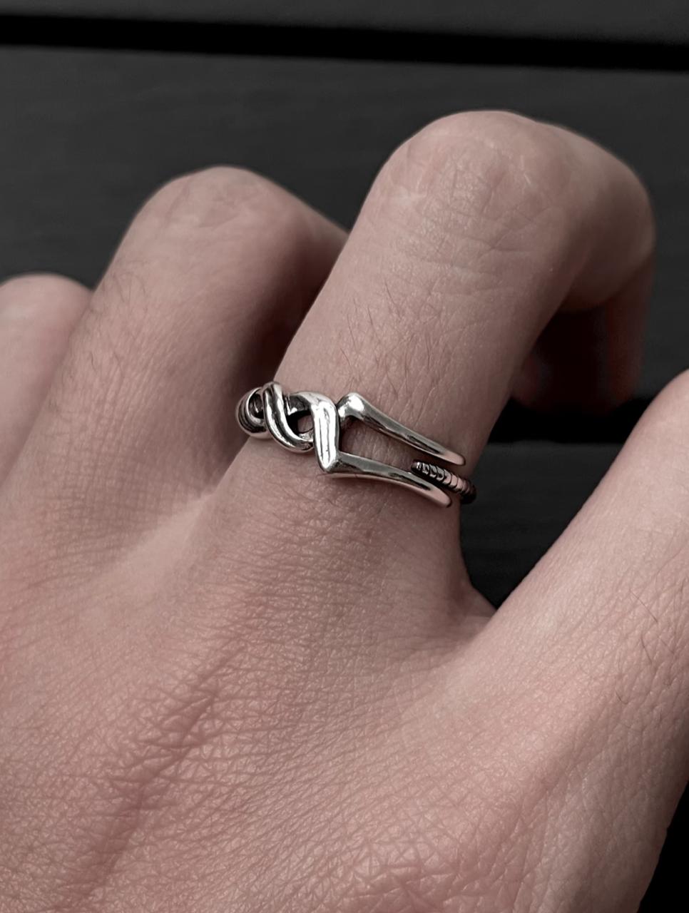 Entwined Silver Ring