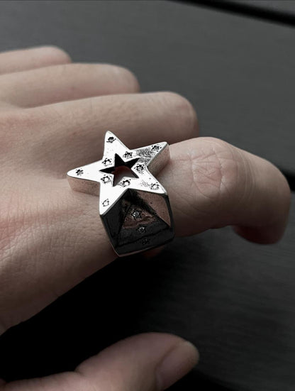 Celestial Cutout Star Ring