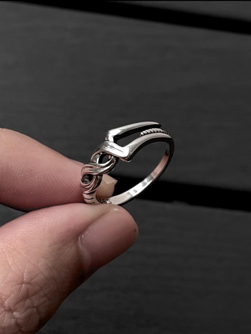 Entwined Silver Ring
