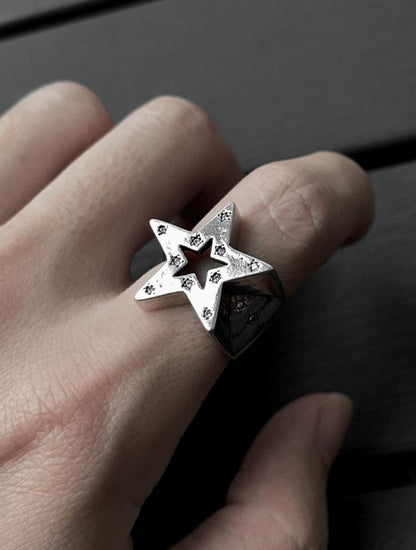 Celestial Cutout Star Ring