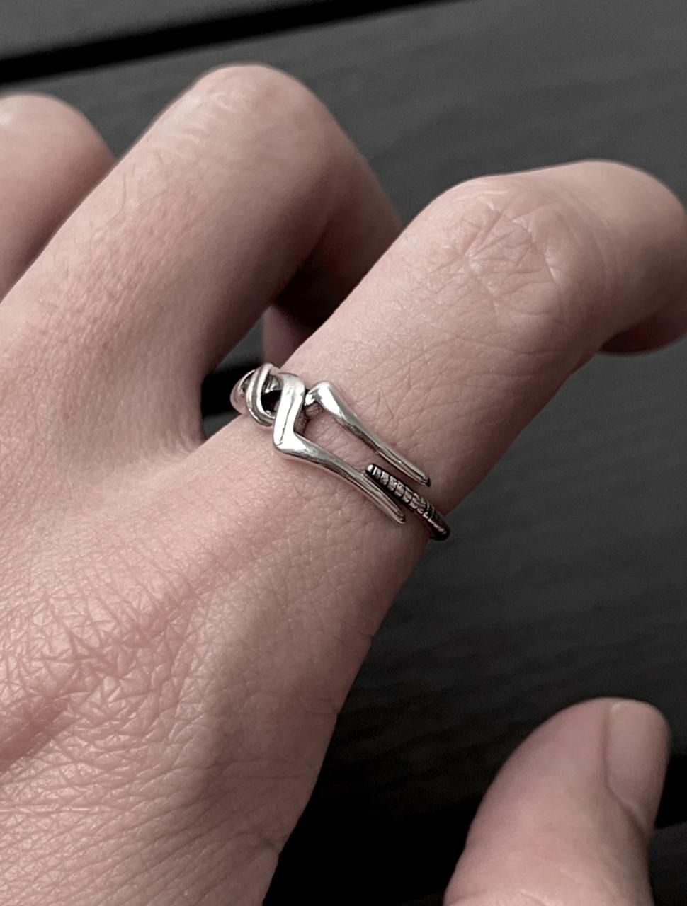 Entwined Silver Ring