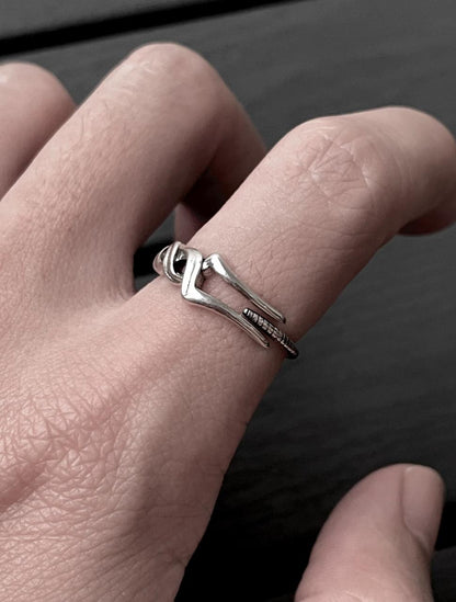 Entwined Silver Ring