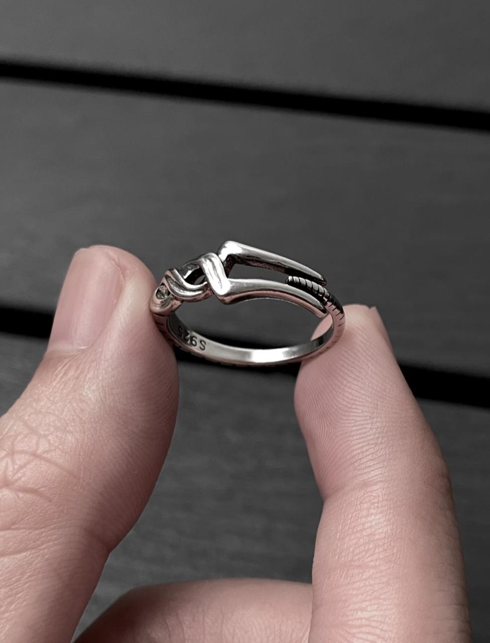 Entwined Silver Ring