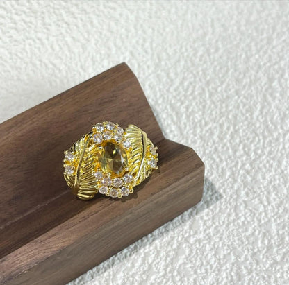 Yellow Gem Ring