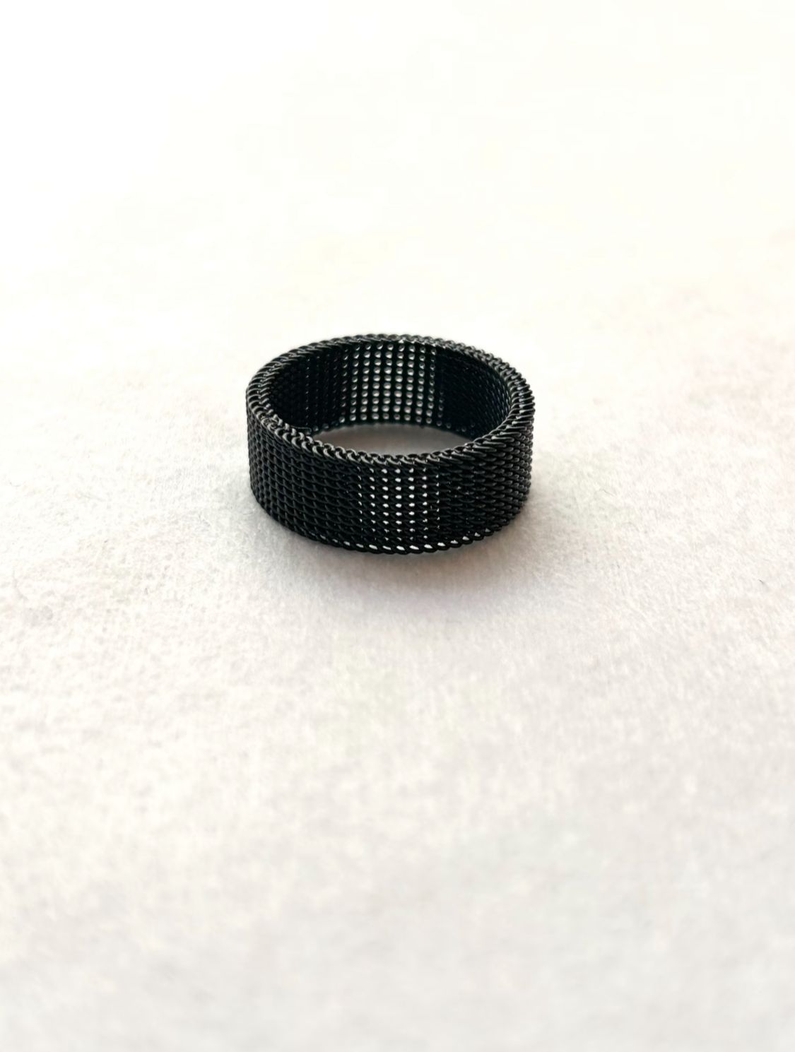 Industrial Mesh Band Ring