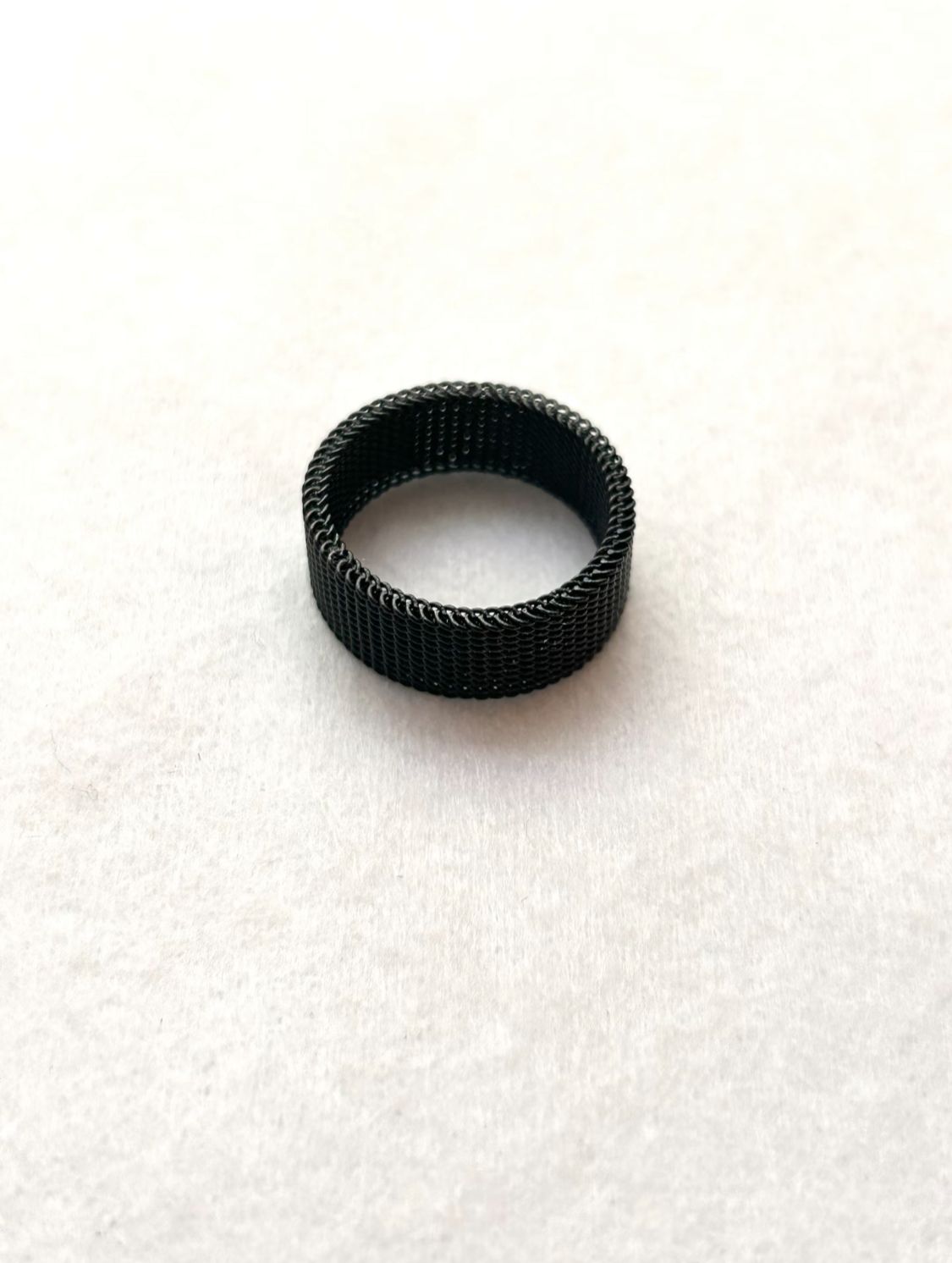 Industrial Mesh Band Ring