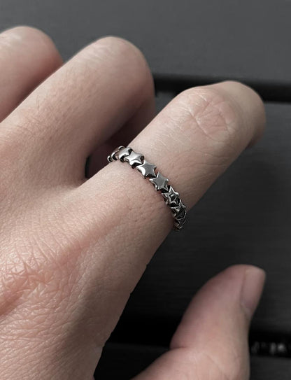 Celestial Glimmer Star Ring