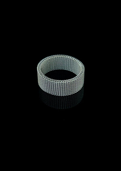 Industrial Mesh Band Ring