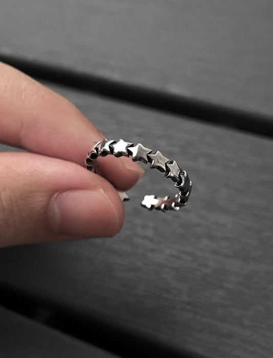 Celestial Glimmer Star Ring