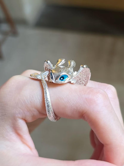Bluebell Dragon Ring